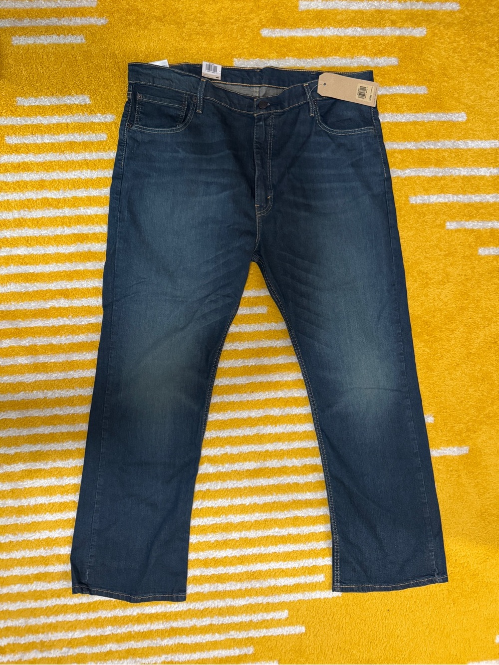 Levi's Men's Dark Indigo Slim Bootcut Jeans